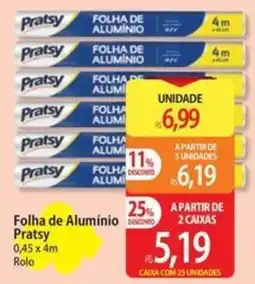 Atacadão Folha de Alumínio Pratsy oferta