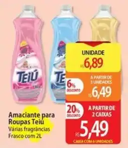 Atacadão Amaciantes para roupas teiu várias fragrâncias oferta