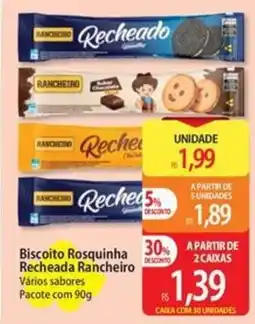 Atacadão Biscoito Rosquinha Recheada Rancheiro oferta
