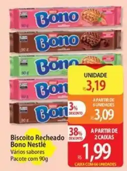 Atacadão Biscoito recheado bono nestlé vários sabores oferta