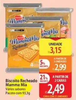 Atacadão Biscoito Recheado Mamma Mia Vários sabores oferta