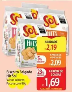 Atacadão Biscoito salgado hit sol oferta