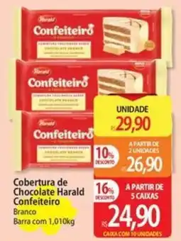 Atacadão Cobertura de Chocolate Harald Confeiteiro Branco oferta