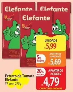 Atacadão Extrato de Tomate Elefante oferta