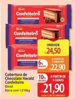Atacadão Cobertura de Chocolate Harald Confeiteiro Blend oferta