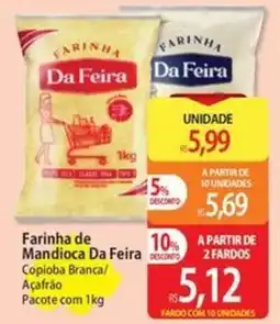 Atacadão Farinha de Mandioca Da Feira Copioba Branca/ Açafrão oferta