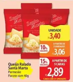 Atacadão Queijo Ralado Santa Marta Parmesão oferta