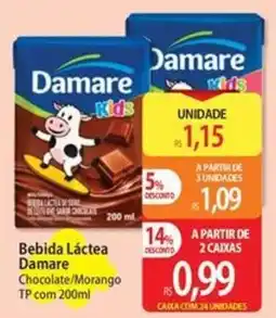Atacadão Bebida Láctea Damare Chocolate/Morango oferta