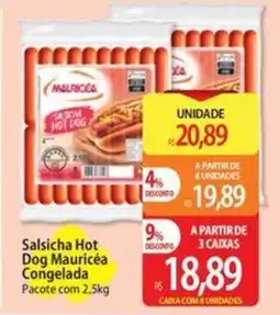 Atacadão Salsicha Hot Dog Mauricéa Congelada oferta