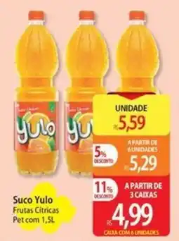 Atacadão Suco Yulo Frutas Cítricas oferta