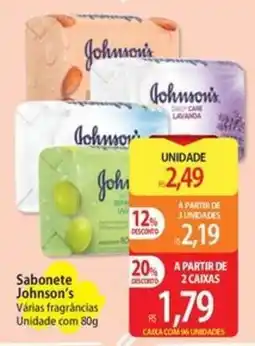 Atacadão Sabonete johnson's várias fragrâncias oferta