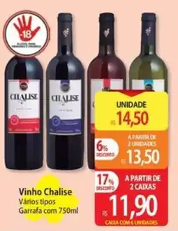 Atacadão Vinho Chalise Vários tipos oferta