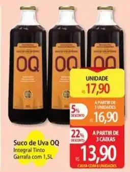Atacadão Suco de Uva OQ Integral Tinto oferta