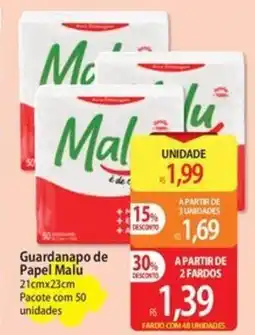 Atacadão Guardanapo de Papel Malu oferta