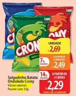 Atacadão Salgadinho Batata Ondulada Crony oferta