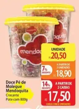 Atacadão Doce Pé de Moleque Mendoquita oferta
