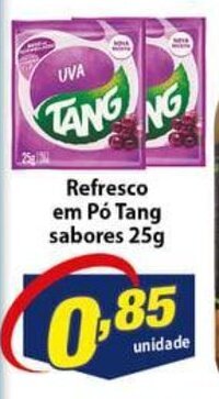 Vencedor Atacadista Refresco em po Tang Sabores 25g oferta