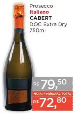 Supermercados Mundial Prosecco italiano cabert oferta