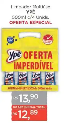 Supermercados Mundial Limpador Multiuso Ypê oferta