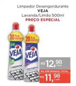 Supermercados Mundial Limpador Desengordurante Veja Lavanda/Limão oferta