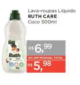 Supermercados Mundial Lava-roupas Líquido Ruth Care Coco oferta