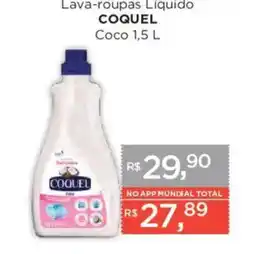 Supermercados Mundial Lava-roupas Líquido Coquel Coco oferta