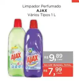 Supermercados Mundial Limpador Perfumado Ajax Vários Tipos oferta