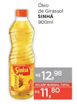 Supermercados Mundial Óleo de girassol sinha oferta