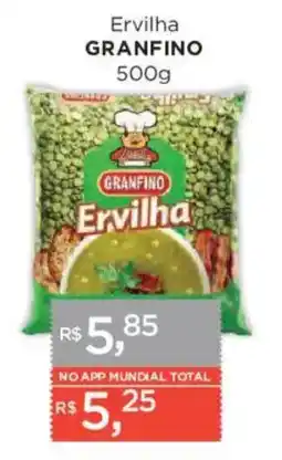 Supermercados Mundial Ervilha granfino oferta