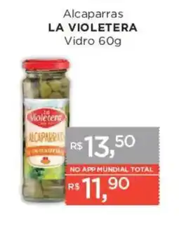 Supermercados Mundial Alcaparras la violetera vidro oferta