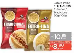 Supermercados Mundial Batata palha elma chips extra-fina/tradicional oferta