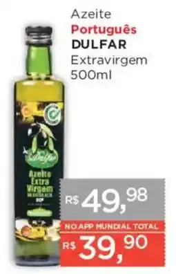 Supermercados Mundial Azeite Português Dulfar Extravirgem oferta