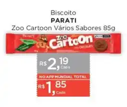 Supermercados Mundial Biscoito parati oferta