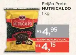 Supermercados Mundial Feijão Preto Nutricaldo oferta