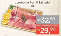 Supermercados Mundial Lombo de Pernil Salgado oferta