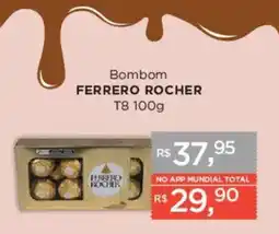 Supermercados Mundial Bombom ferrero rocher T8 oferta