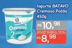 Supermercados Mundial Iogurte batavo cremoso potao oferta