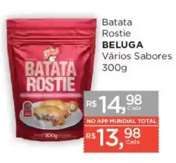 Supermercados Mundial Batata rostie beluga vários sabores oferta