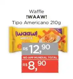 Supermercados Mundial Waffle !WAaw! Tipo Americano oferta