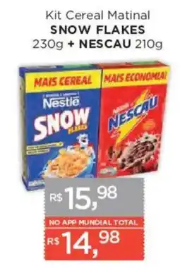 Supermercados Mundial Kit Cereal Matinal Snow Flakes oferta