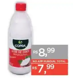 Supermercados Mundial Lite de coco tradicional oferta