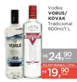 Supermercados Mundial Vodka vorus/ kovak tradicional oferta