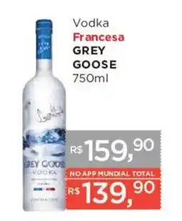 Supermercados Mundial Vodka Francesa Grey Goose oferta