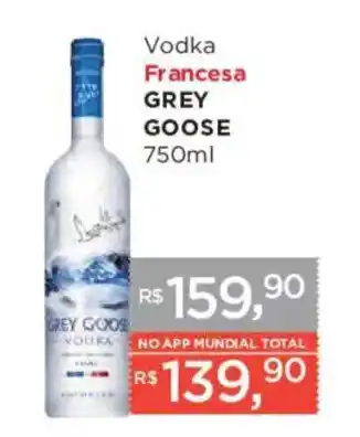 Supermercados Mundial Vodka Francesa Grey Goose oferta
