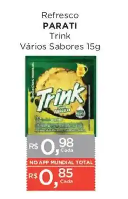 Supermercados Mundial Refresco parati trink vários sabores oferta