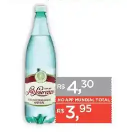 Supermercados Mundial Água mineral santa luzia oferta