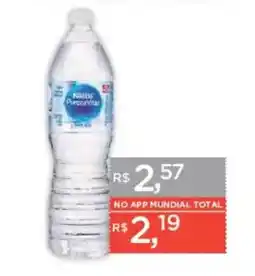 Supermercados Mundial Água mineral nestlé pura vital oferta
