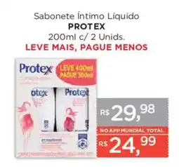 Supermercados Mundial Sabonete íntimo líquido protex oferta