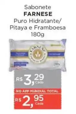 Supermercados Mundial Sabonete farnese puro hidratante pitaya e framboesa oferta