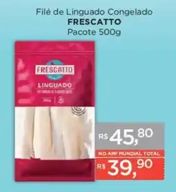 Supermercados Mundial Filé de Linguado Congelado Frescatto oferta